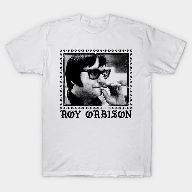 Roy Orbison // Vintage Aesthetic Design Fan Art T-Shirt by DankFutura